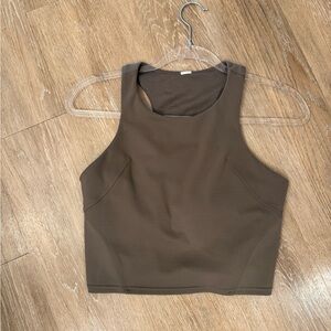 Lululemon WUNDER TRAIN RACERBACK TANK NOMAD SZ 8 Worn Once!